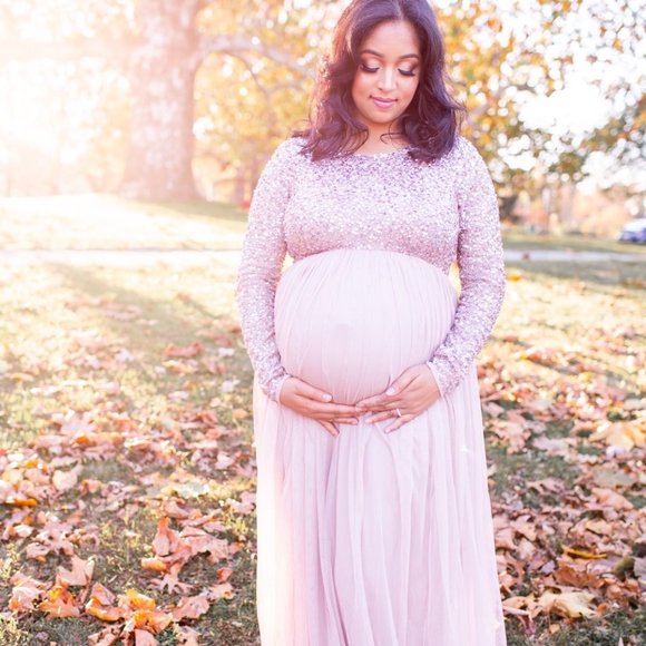 ASOS Dresses & Skirts - Maya Maternity Bridesmaid Long Sleeved Maxi Dress